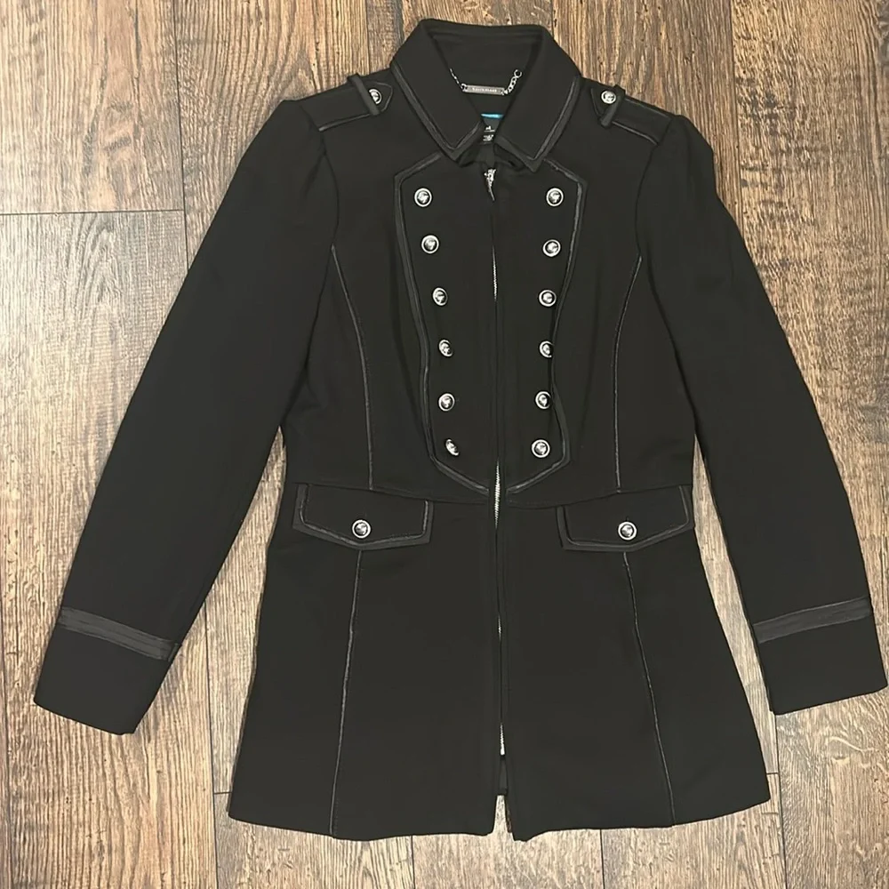 White House Black Market Military Inspired Coat - Picture 1 of 4